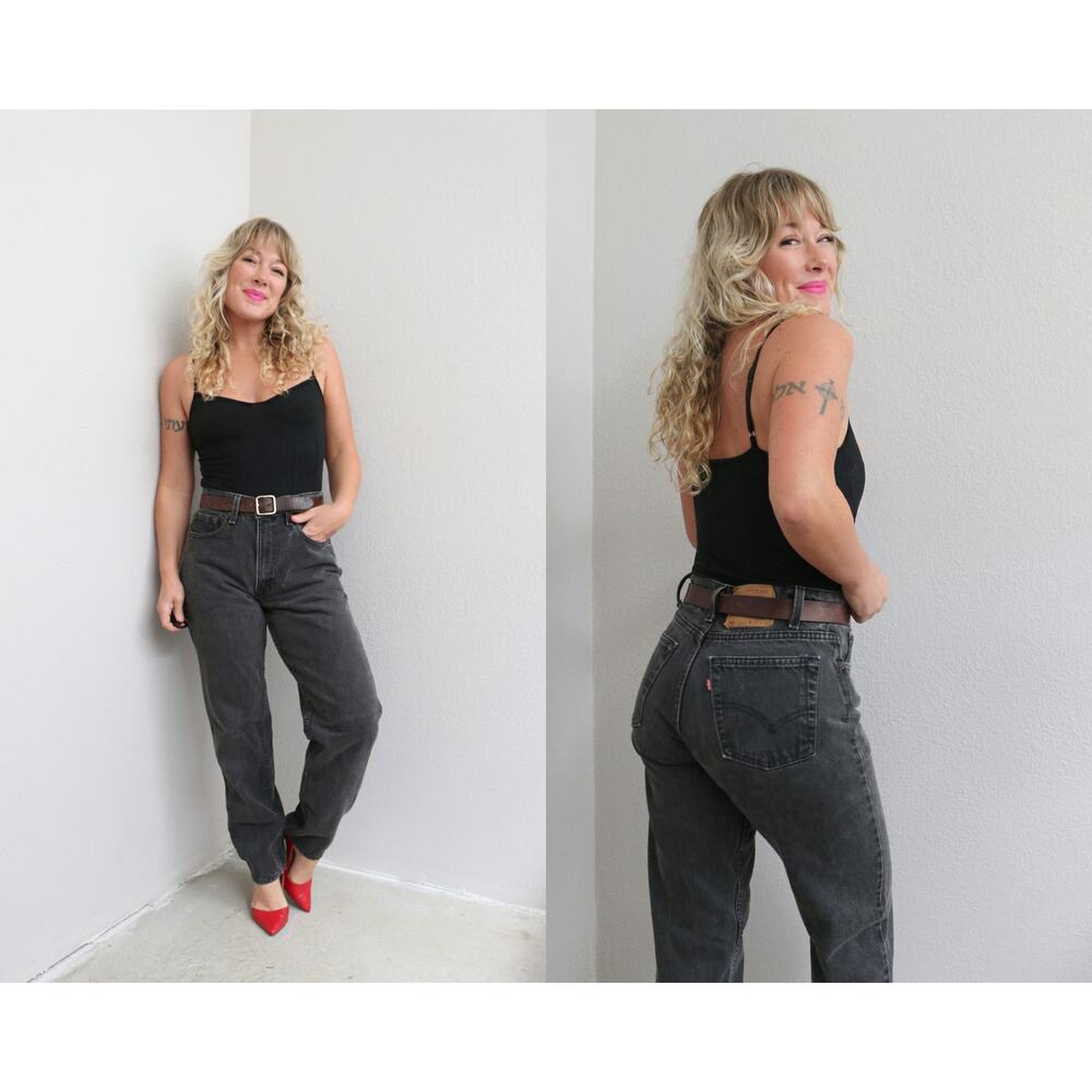 1980's Vintage Levi's Relaxed Fit 550 Taper Leg Jeans ~ Women's XS SM 29" to 30"